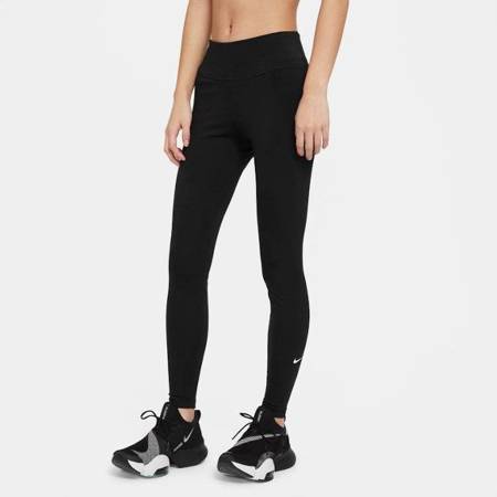 Spodnie legginsy damskie Nike One czarne długie L